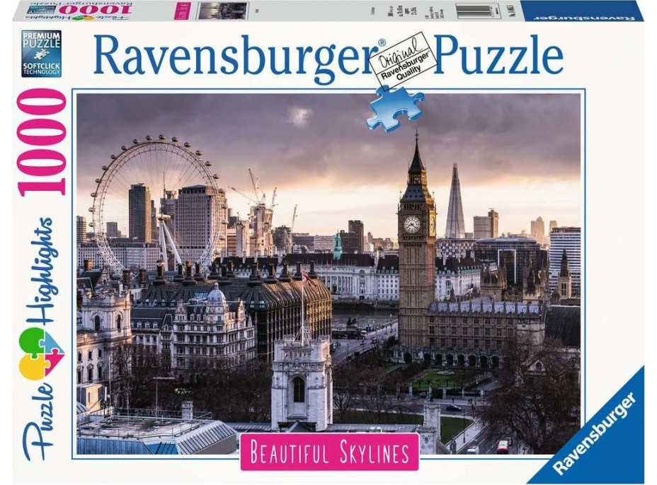 RAVENSBURGER Puzzle Londýn, Veľká Británia 1000 dielikov