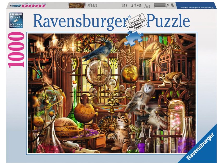 RAVENSBURGER Puzzle Merlinova laboratórium 1000 dielikov