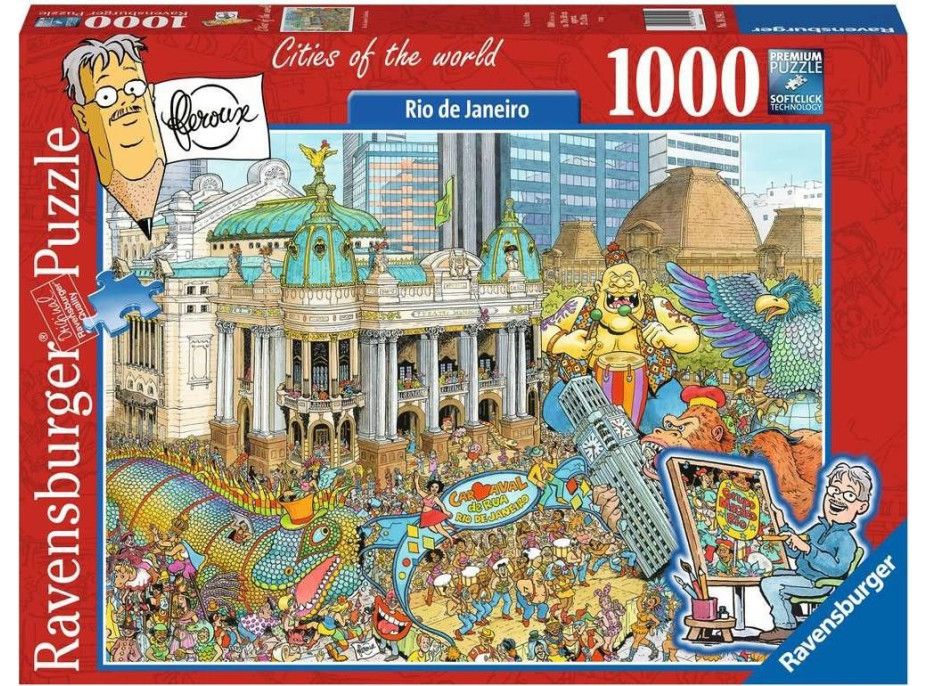 RAVENSBURGER Puzzle Mestá sveta: Rio de Janeiro 1000 dielikov