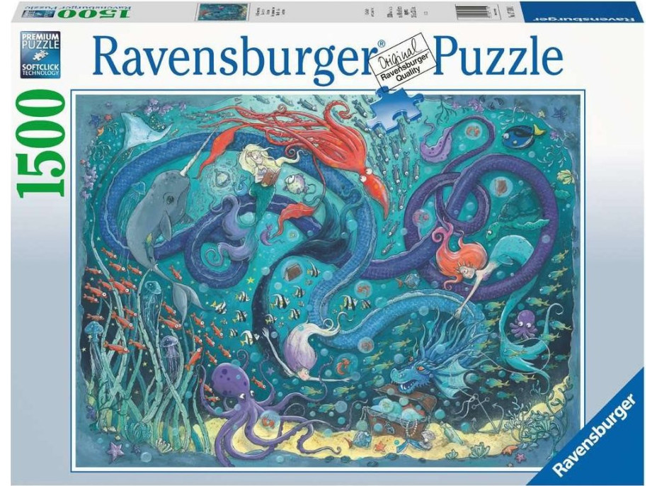 RAVENSBURGER Puzzle Morské panny 1500 dielikov