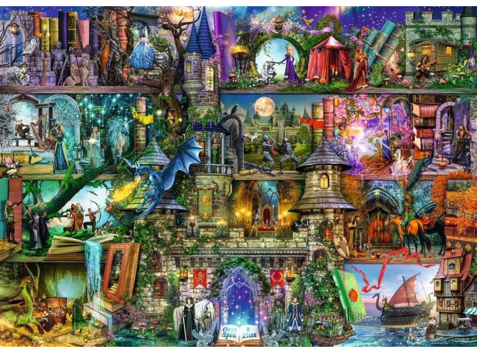 RAVENSBURGER Puzzle Mýty a legendy 1000 dielikov