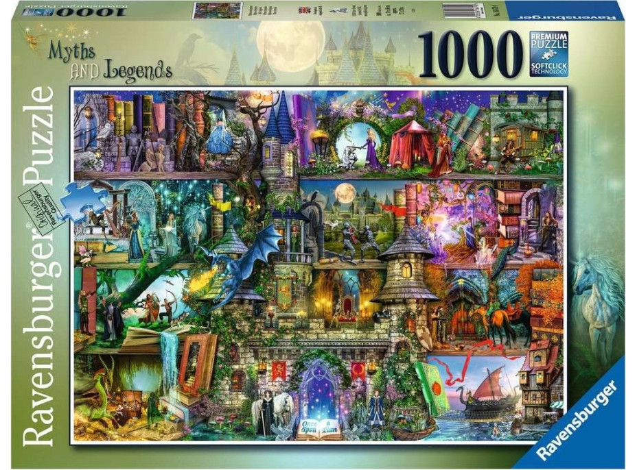 RAVENSBURGER Puzzle Mýty a legendy 1000 dielikov