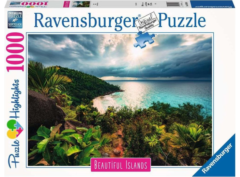 RAVENSBURGER Puzzle Nádherné ostrovy: Havaj 1000 dielikov