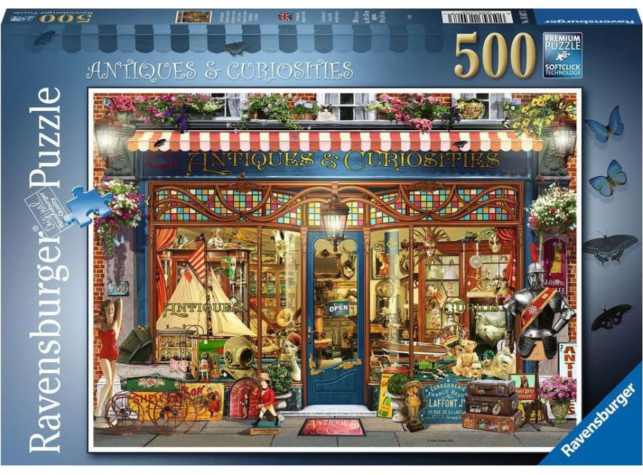 RAVENSBURGER Puzzle Obchodík so starožitnosťami 500 dielikov