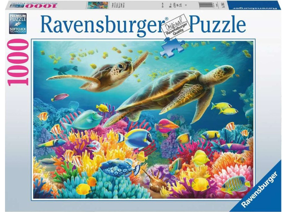 RAVENSBURGER Puzzle Pestrofarebný podmorský svet 1000 dielikov