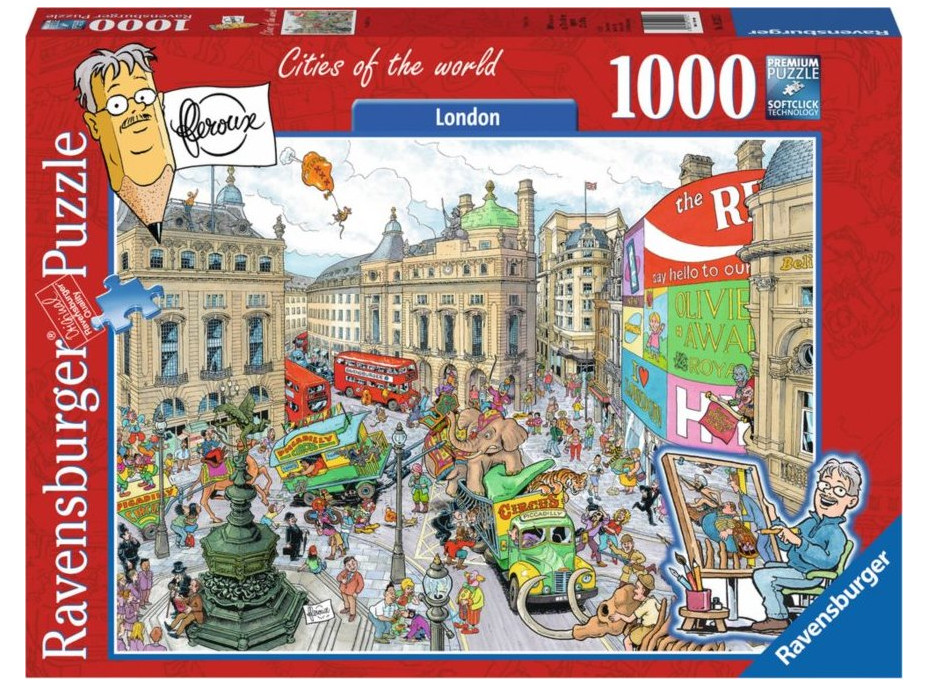 RAVENSBURGER Puzzle Mestá sveta: Londýn 1000 dielikov