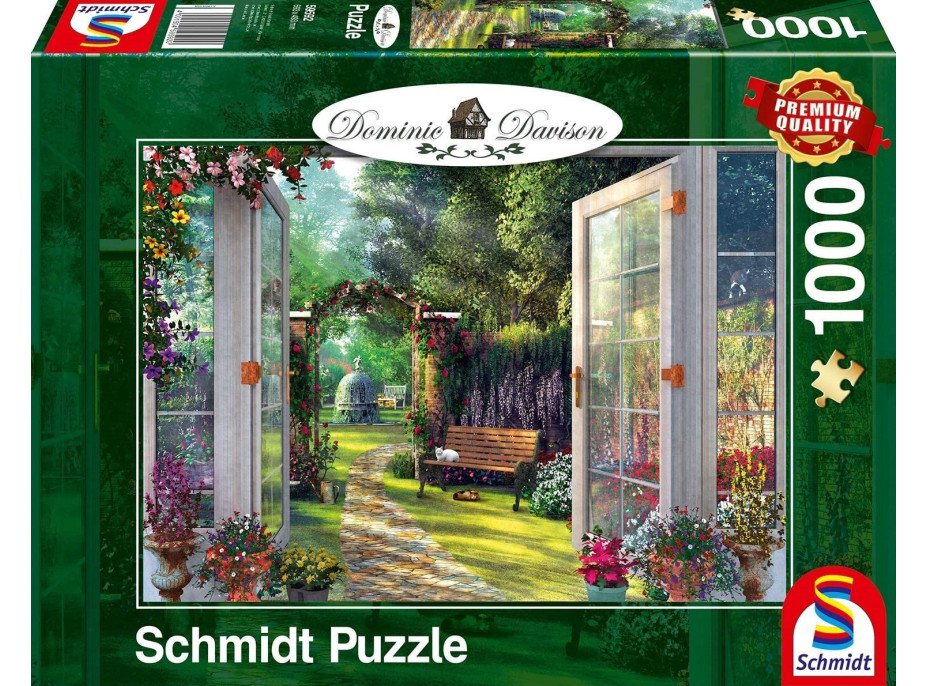 SCHMIDT Puzzle Pohľad do kúzelnej záhrady 1000 dielikov