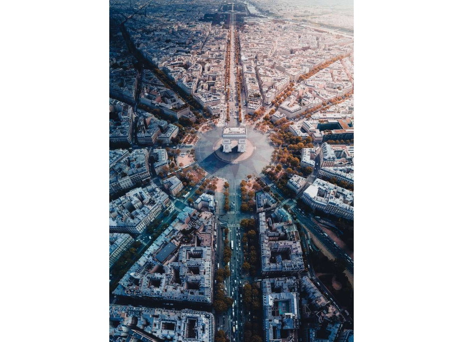 RAVENSBURGER Puzzle Pohľad na Paríž 1000 dielikov