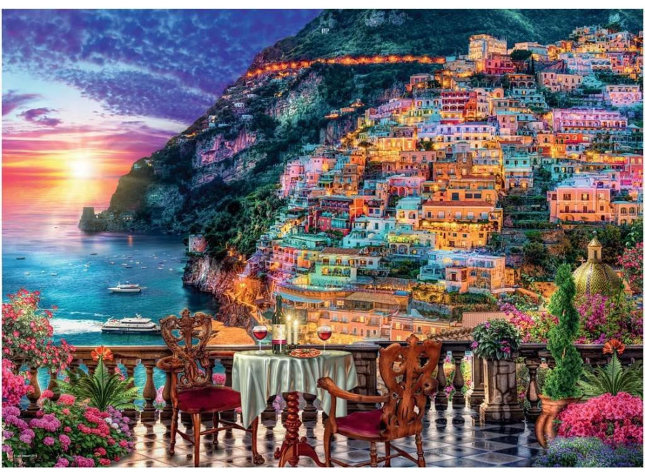 RAVENSBURGER Puzzle Positano, Taliansko 1000 dielikov