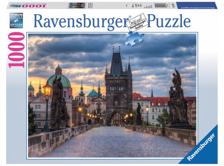 RAVENSBURGER Puzzle Prechádzka po Karlovom moste 1000 dielikov