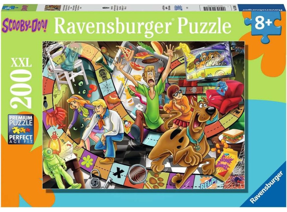 RAVENSBURGER Puzzle Scooby Doo: Strašidelná hra XXL 200 dielikov