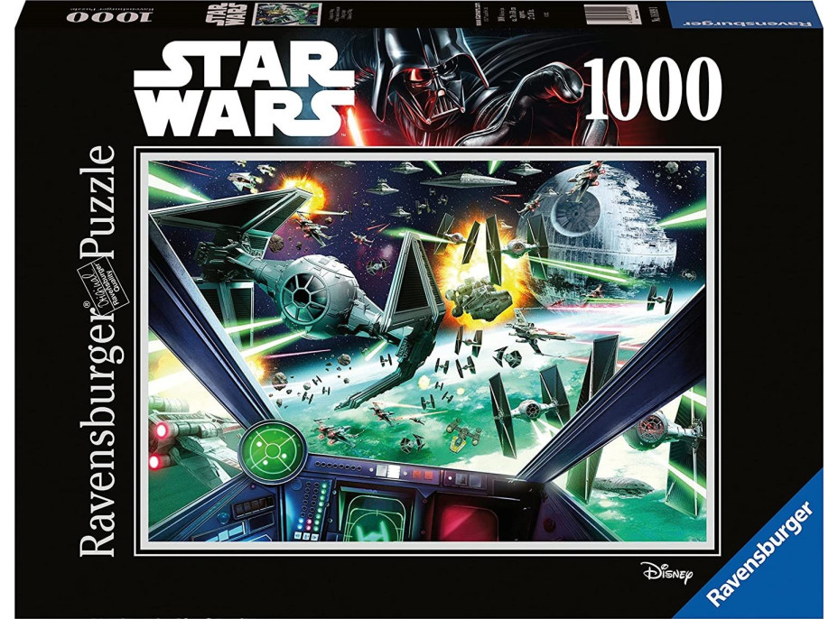 RAVENSBURGER Puzzle Star Wars: X-Wing Kokpit 1000 dielikov