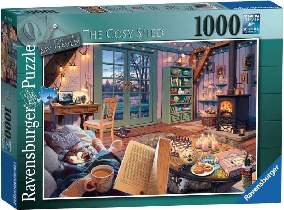 RAVENSBURGER Puzzle Útulná izba 1000 dielikov