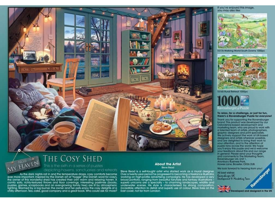 RAVENSBURGER Puzzle Útulná izba 1000 dielikov