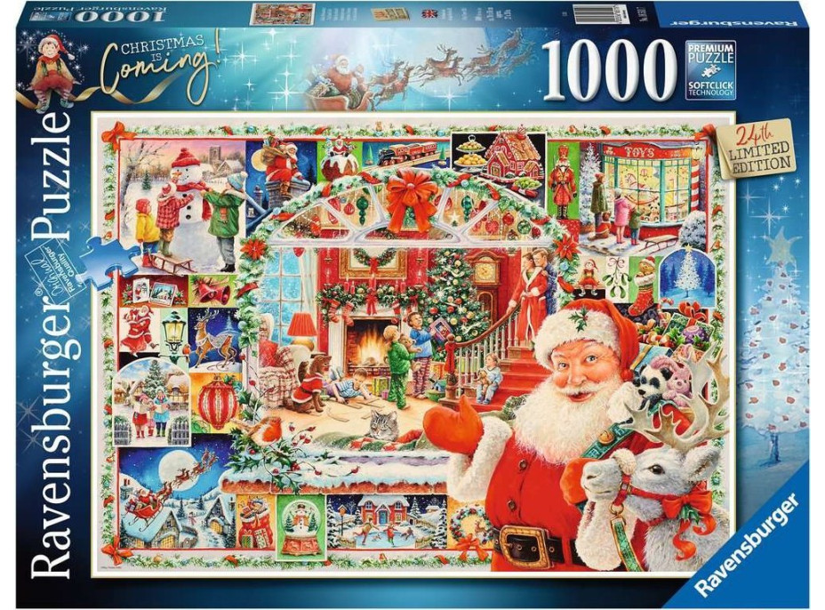 RAVENSBURGER Puzzle Vianoce sú tu! 1000 dielikov