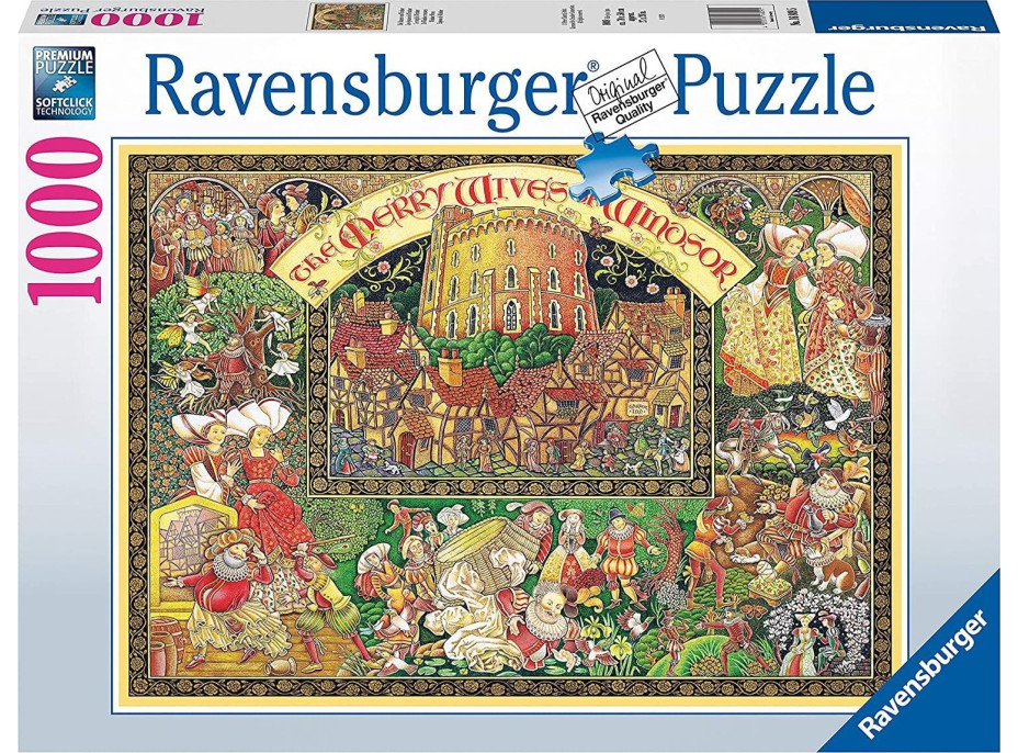 RAVENSBURGER Puzzle Veselé paničky windsorské 1000 dielikov