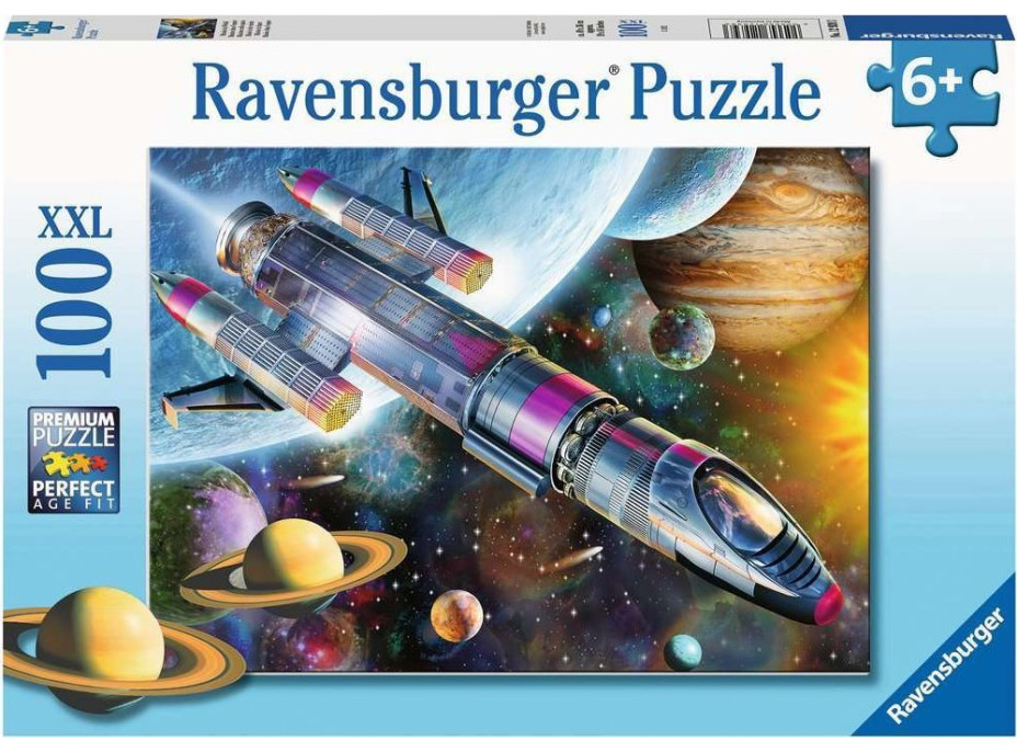 RAVENSBURGER Puzzle Vesmírna misia XXL 100 dielikov