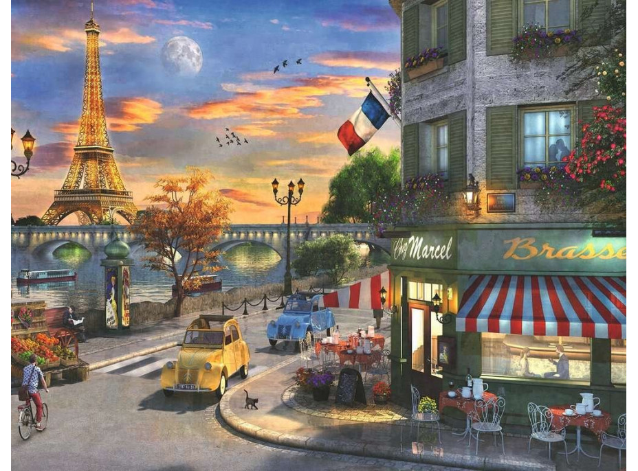 RAVENSBURGER Puzzle Západ slnka v Paríži 2000 dielikov