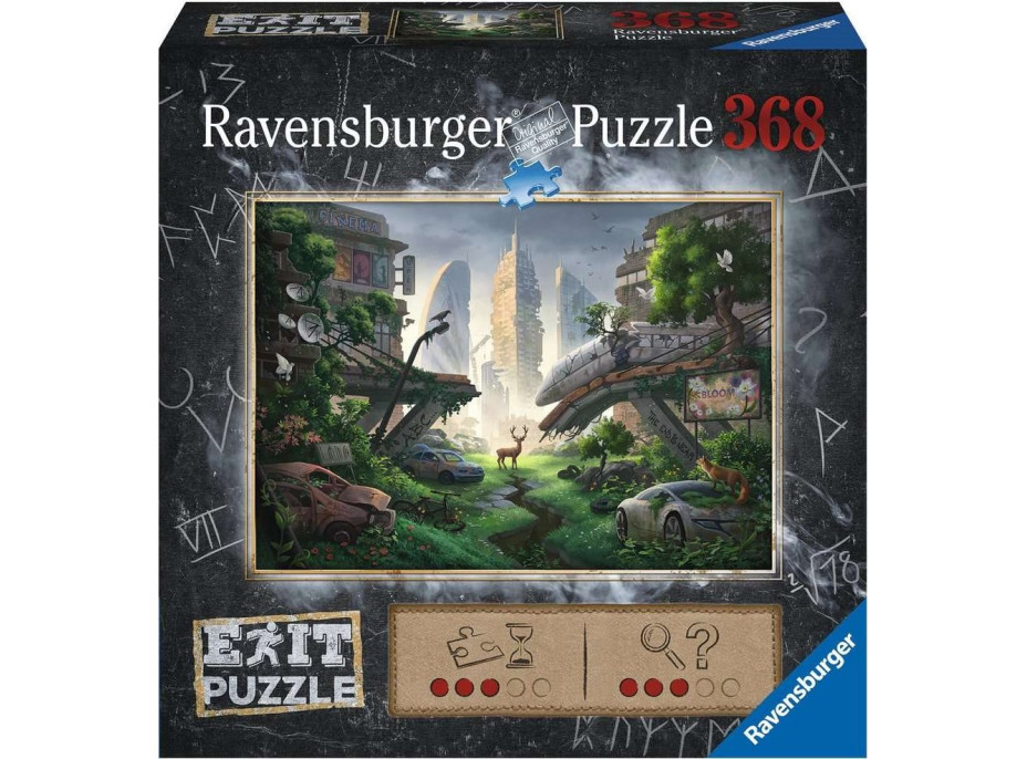 RAVENSBURGER Únikové EXIT puzzle Apokalypsa 368 dielikov