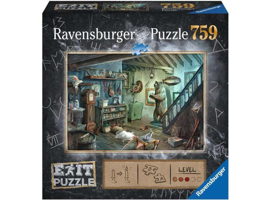 RAVENSBURGER Únikové EXIT puzzle Zamknutá pivnica 759 dielikov