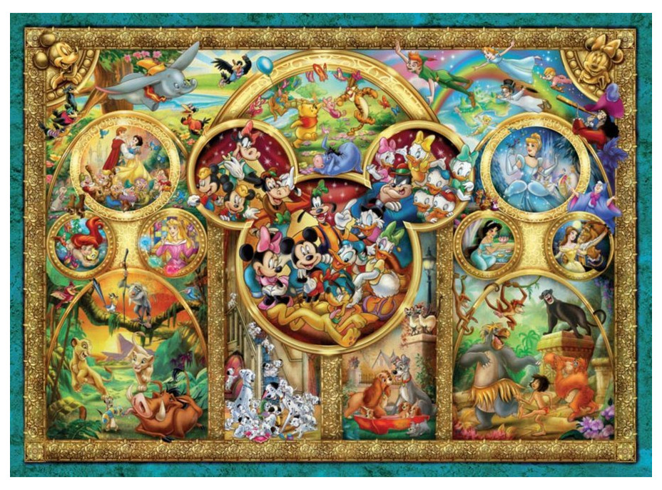 RAVENSBURGER Puzzle Disney - Najkrajšie rozprávky 1000 dielikov