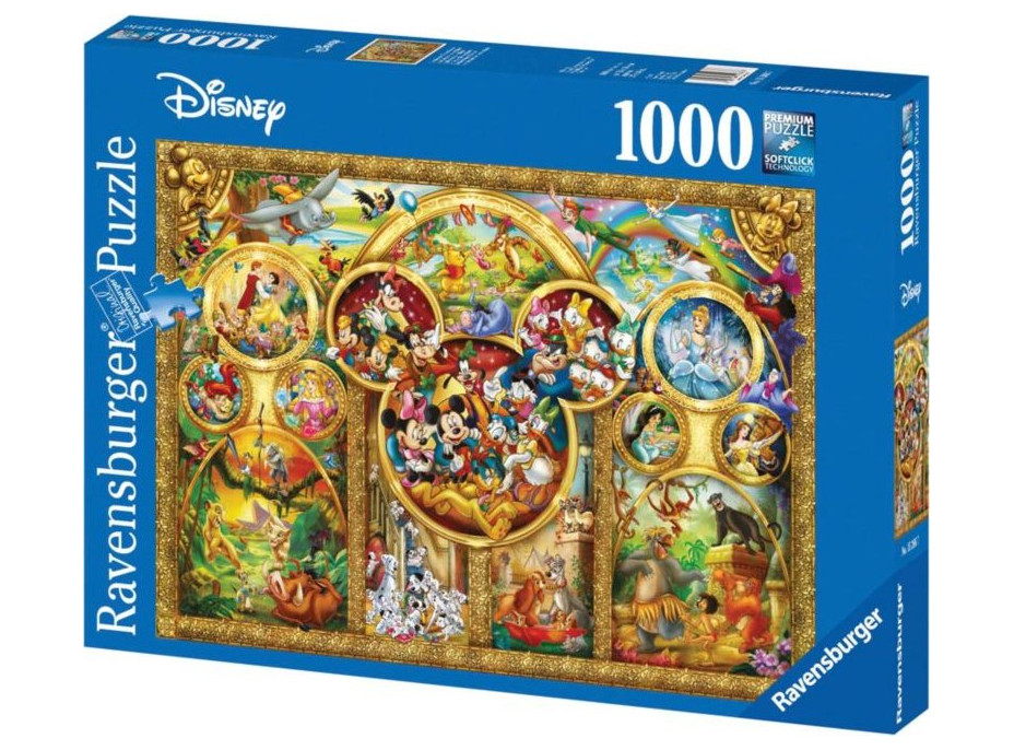 RAVENSBURGER Puzzle Disney - Najkrajšie rozprávky 1000 dielikov