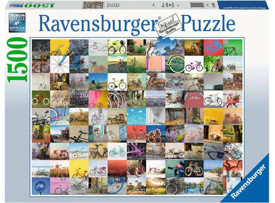 RAVENSBURGER Puzzle 99 bicyklov 1500 dielikov