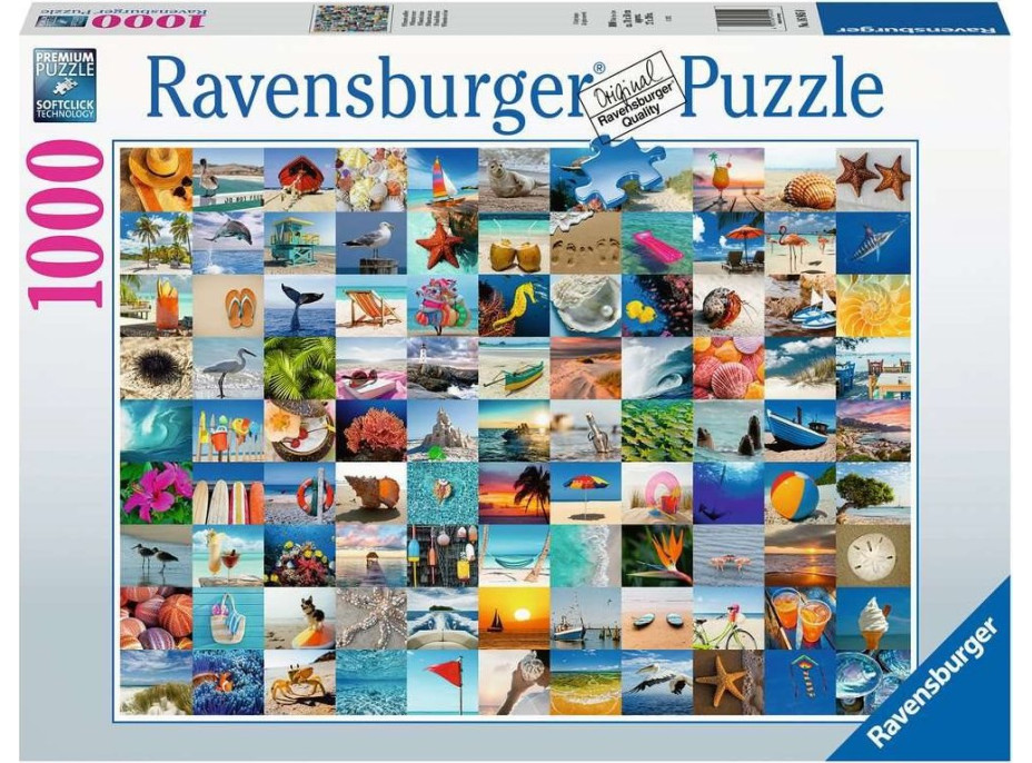 RAVENSBURGER Puzzle 99 okamihov pri mori 1000 dielikov