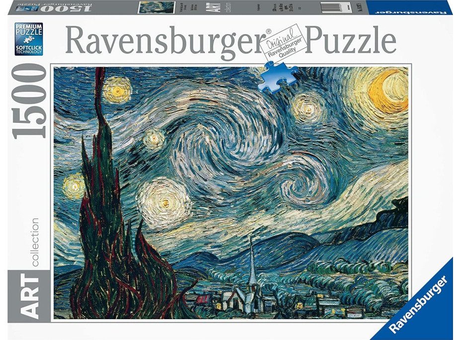 RAVENSBURGER Puzzle Art Collection: Hviezdna noc 1500 dielikov