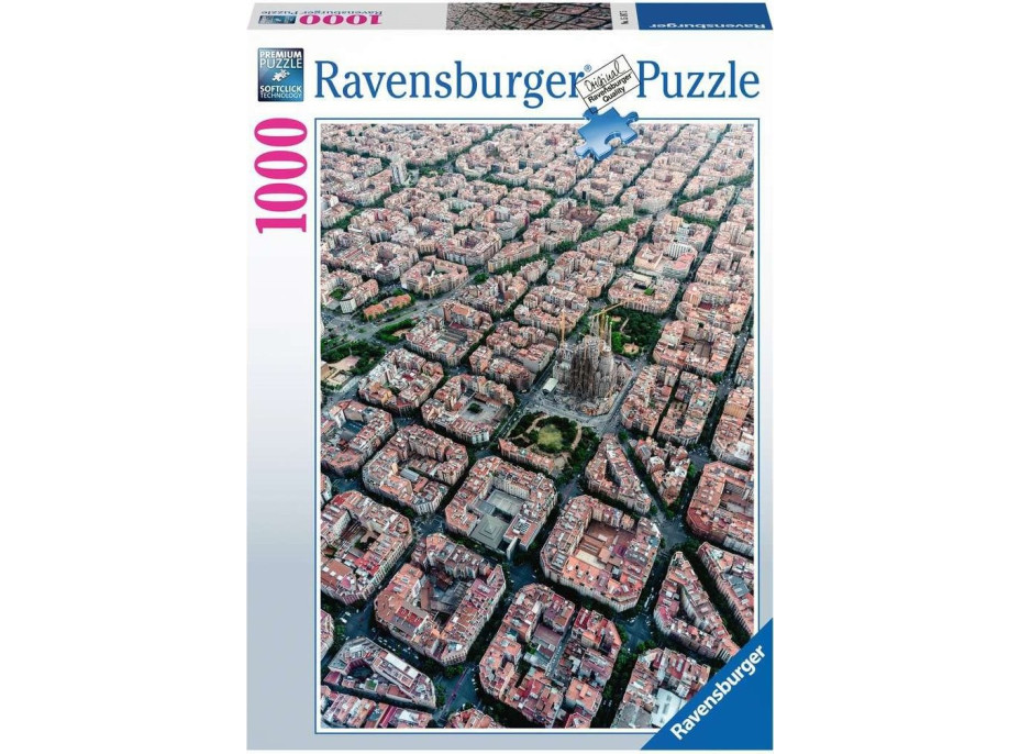 RAVENSBURGER Puzzle Barcelona zhora 1000 dielikov