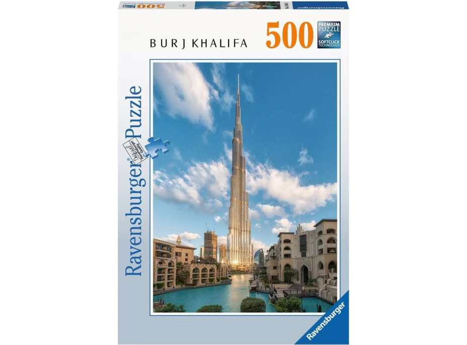 RAVENSBURGER Puzzle Burdž Kalif, Dubaj 500 dielikov