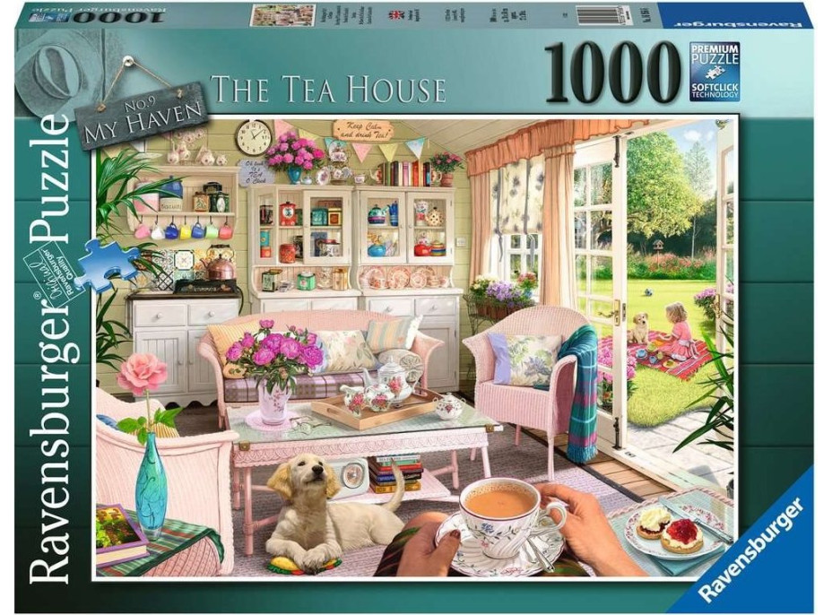 RAVENSBURGER Puzzle Čajovňa 1000 dielikov