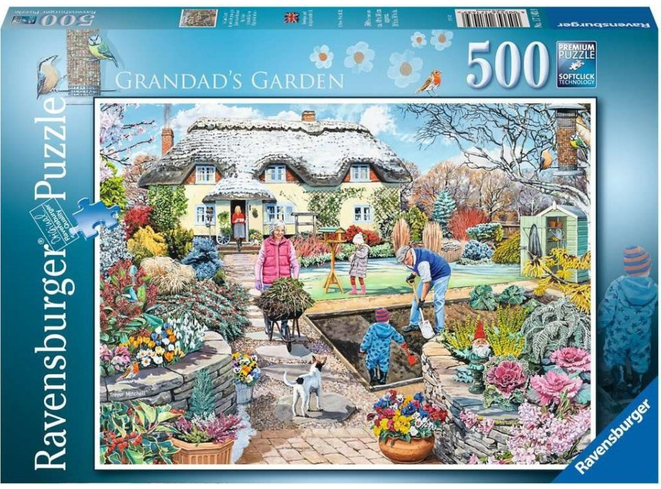 RAVENSBURGER Puzzle Deduškova záhrada 500 dielikov