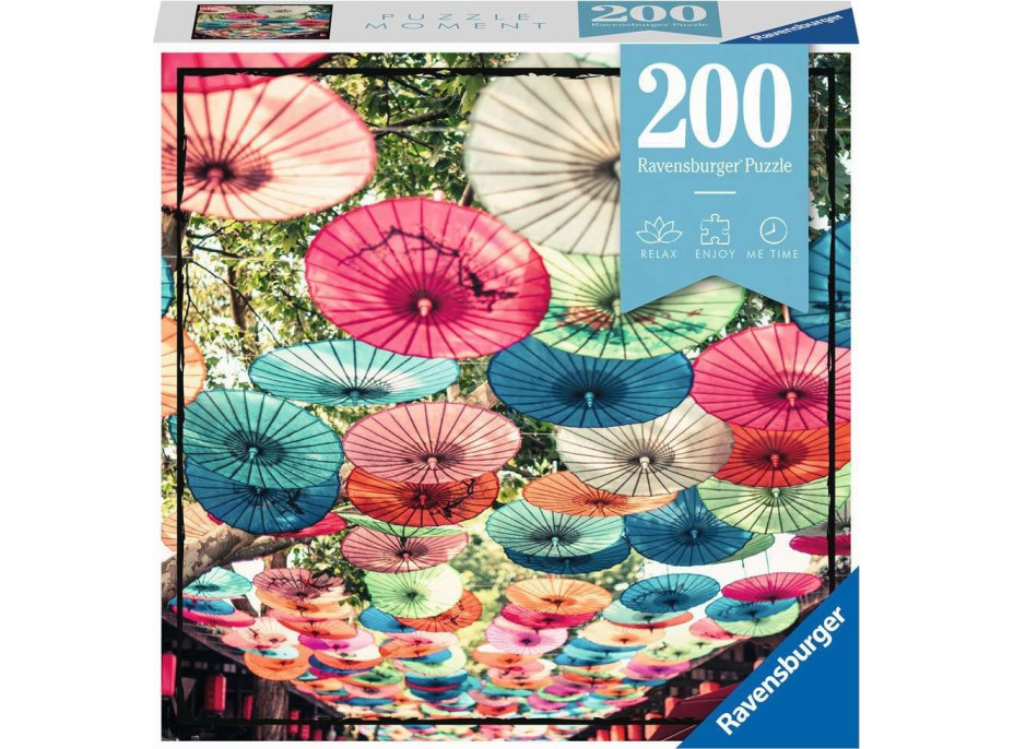 RAVENSBURGER Puzzle Moment: Dáždniky 200 dielikov