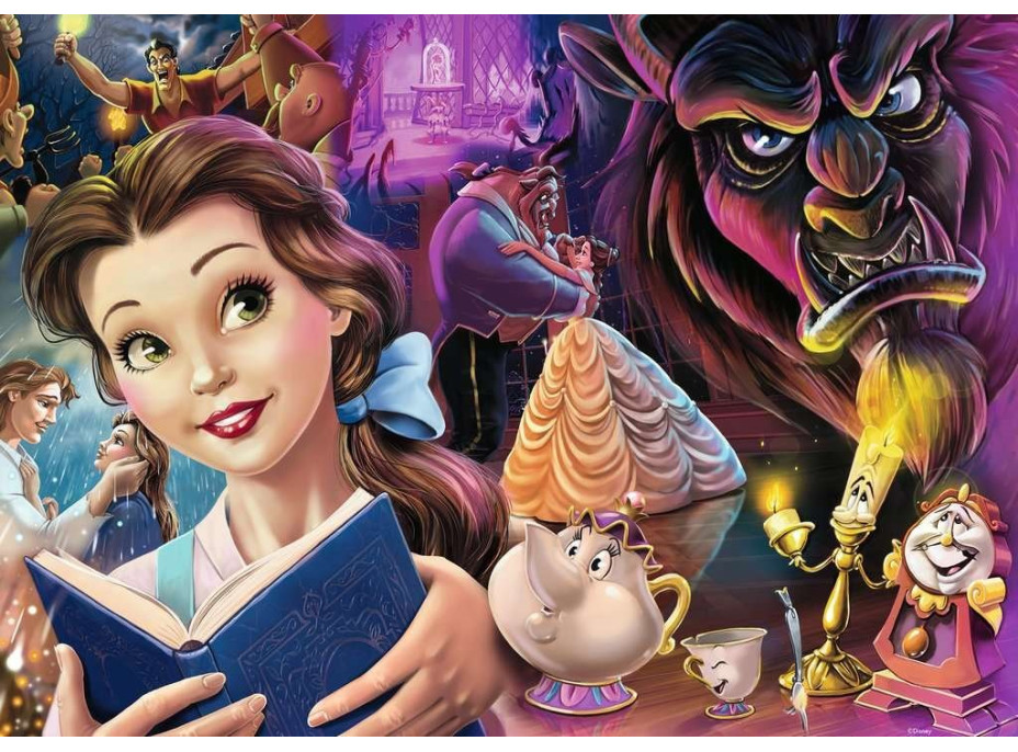 RAVENSBURGER Puzzle Disney hrdinky č.2: Kráska a zviera 1000 dielikov