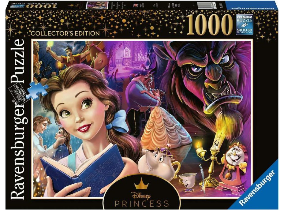 RAVENSBURGER Puzzle Disney hrdinky č.2: Kráska a zviera 1000 dielikov