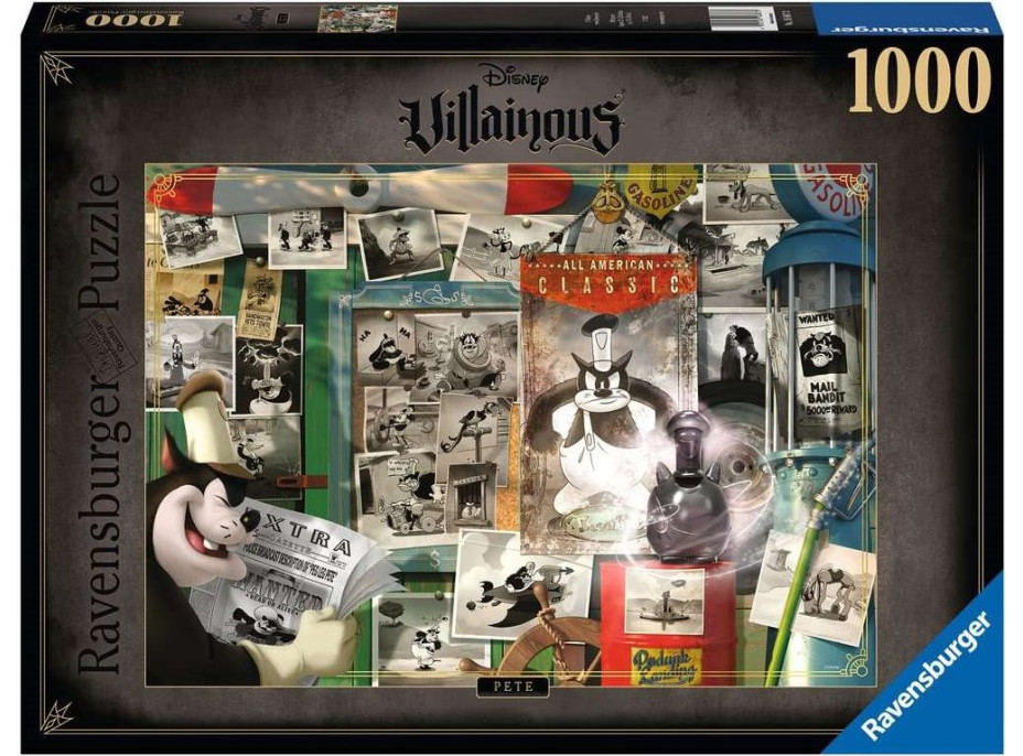 RAVENSBURGER Puzzle Disney Villainous: Pete 1000 dielikov