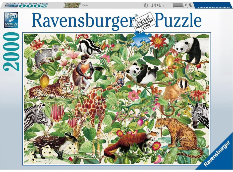 RAVENSBURGER Puzzle Džungľa 2000 dielikov