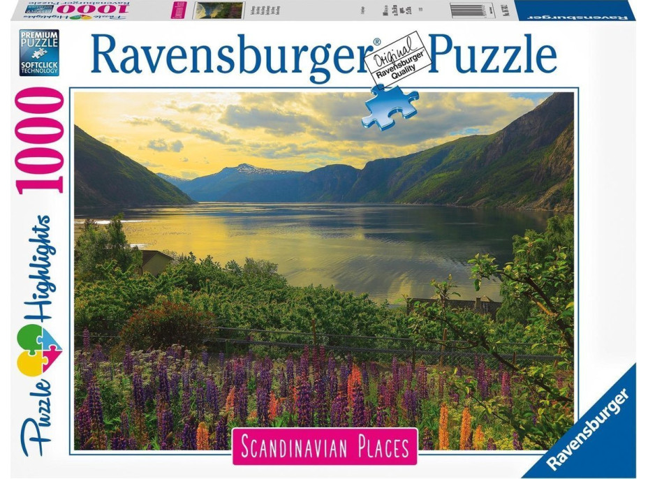 RAVENSBURGER Puzzle Fjord v Nórsku 1000 dielikov