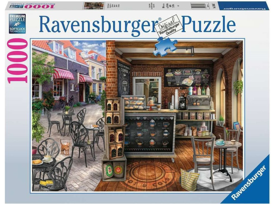 RAVENSBURGER Puzzle Kaviareň 1000 dielikov