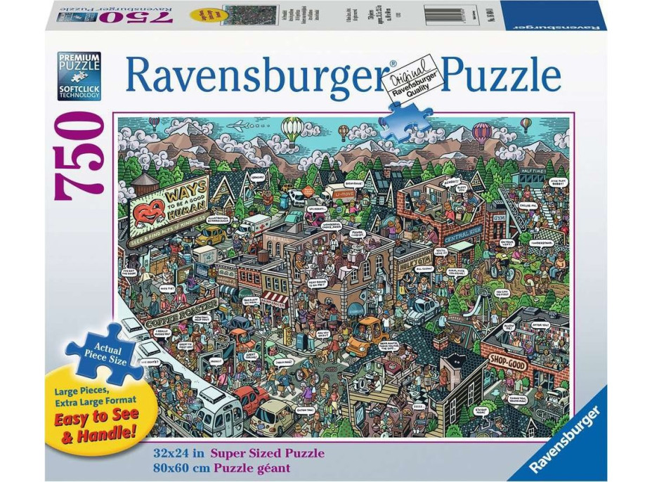 RAVENSBURGER Puzzle Každodenná láskavosť XL 750 dielikov