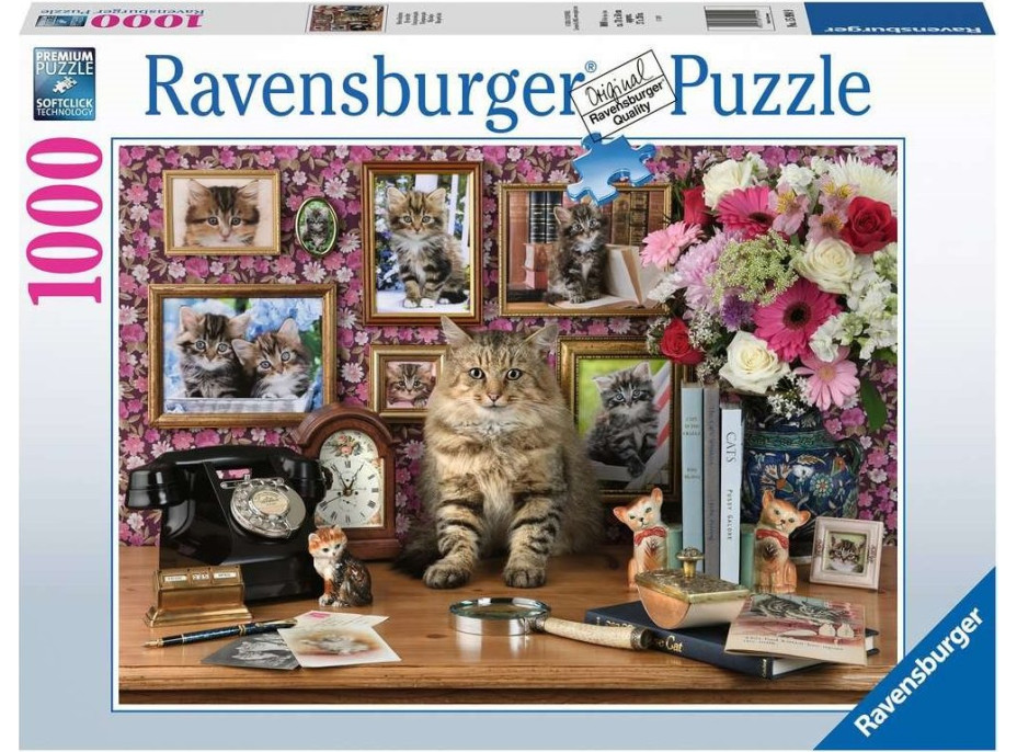 RAVENSBURGER Puzzle Moja drahá mačka 1000 dielikov