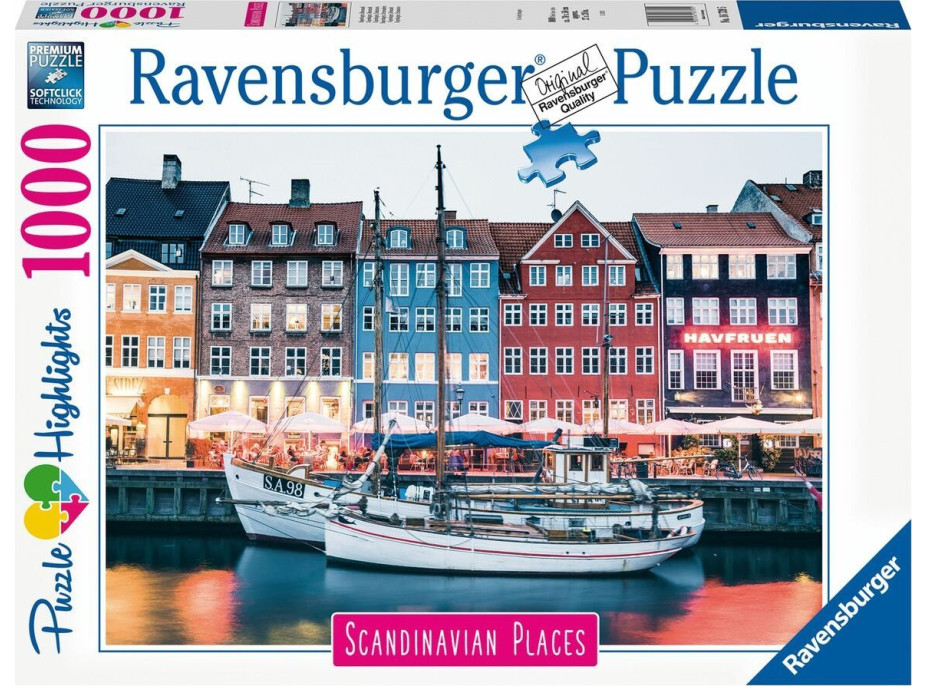 RAVENSBURGER Puzzle Kodaň 1000 dielikov