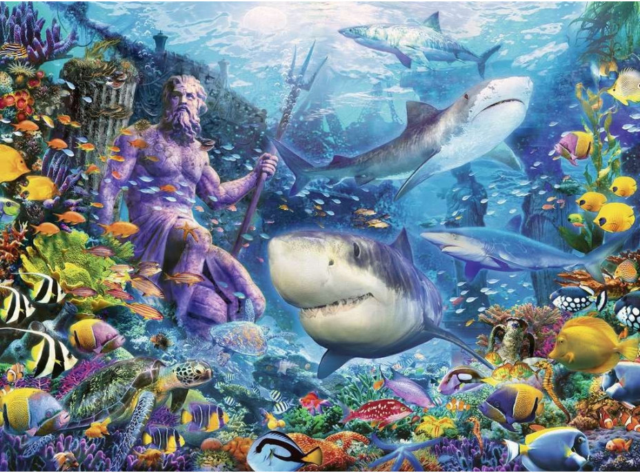 RAVENSBURGER Puzzle Kráľ morí 500 dielikov