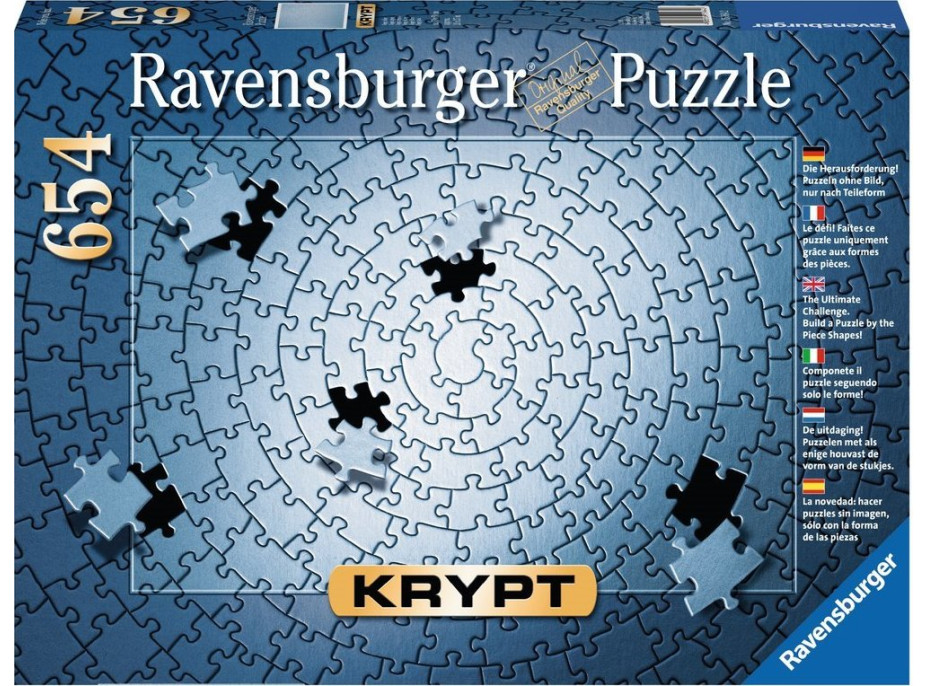 RAVENSBURGER Puzzle Krypt Silver 654 dielikov