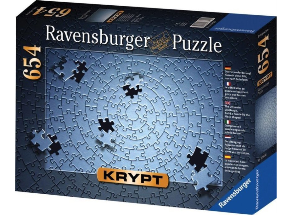 RAVENSBURGER Puzzle Krypt Silver 654 dielikov