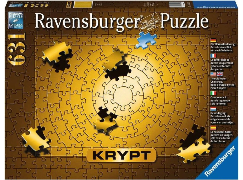 RAVENSBURGER Puzzle Krypt Gold 631 dielikov