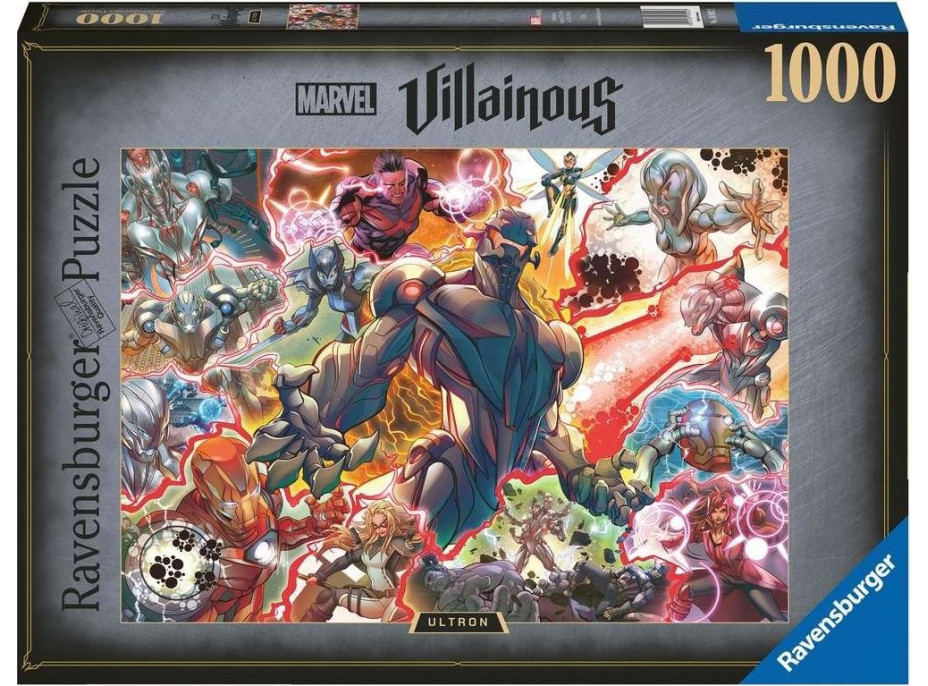 RAVENSBURGER Puzzle Marvel Villainous: Ultron 1000 dielikov