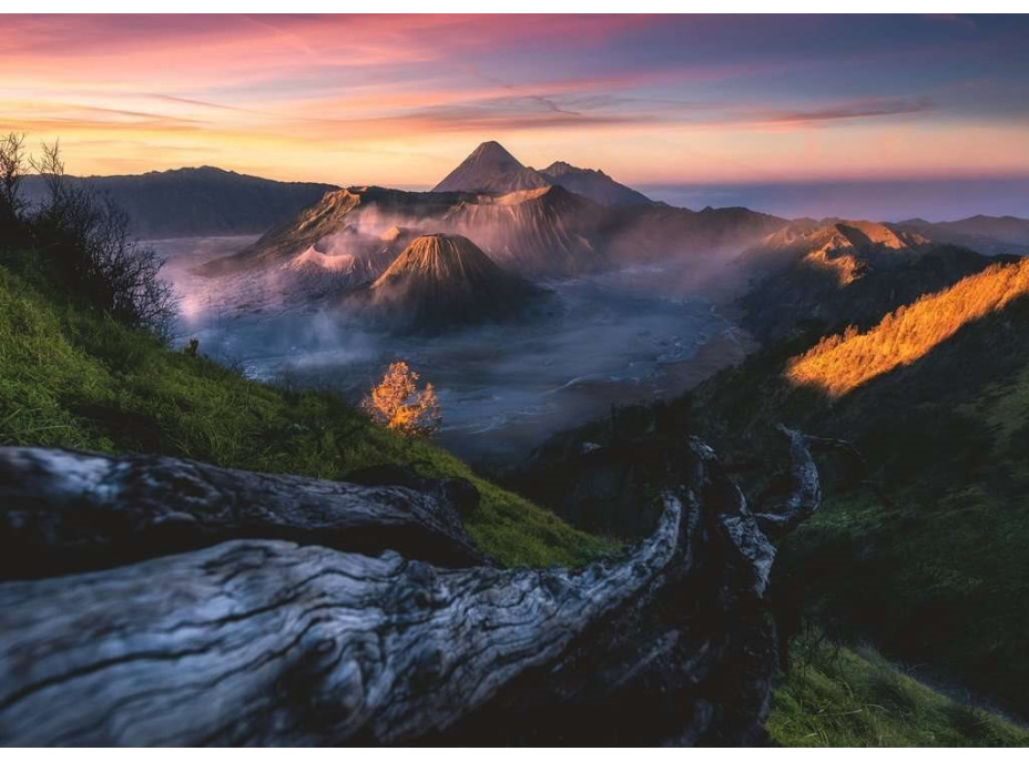 RAVENSBURGER Puzzle Nádherné ostrovy: Hora Bromo, Jáva 1000 dielikov