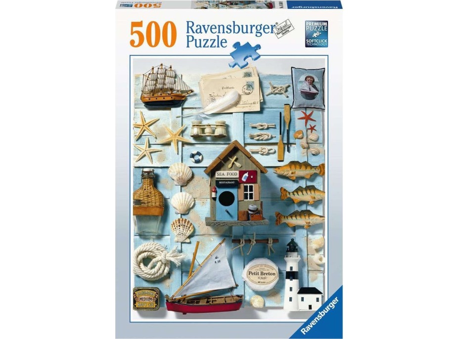 RAVENSBURGER Puzzle Námornícky štýl 500 dielikov